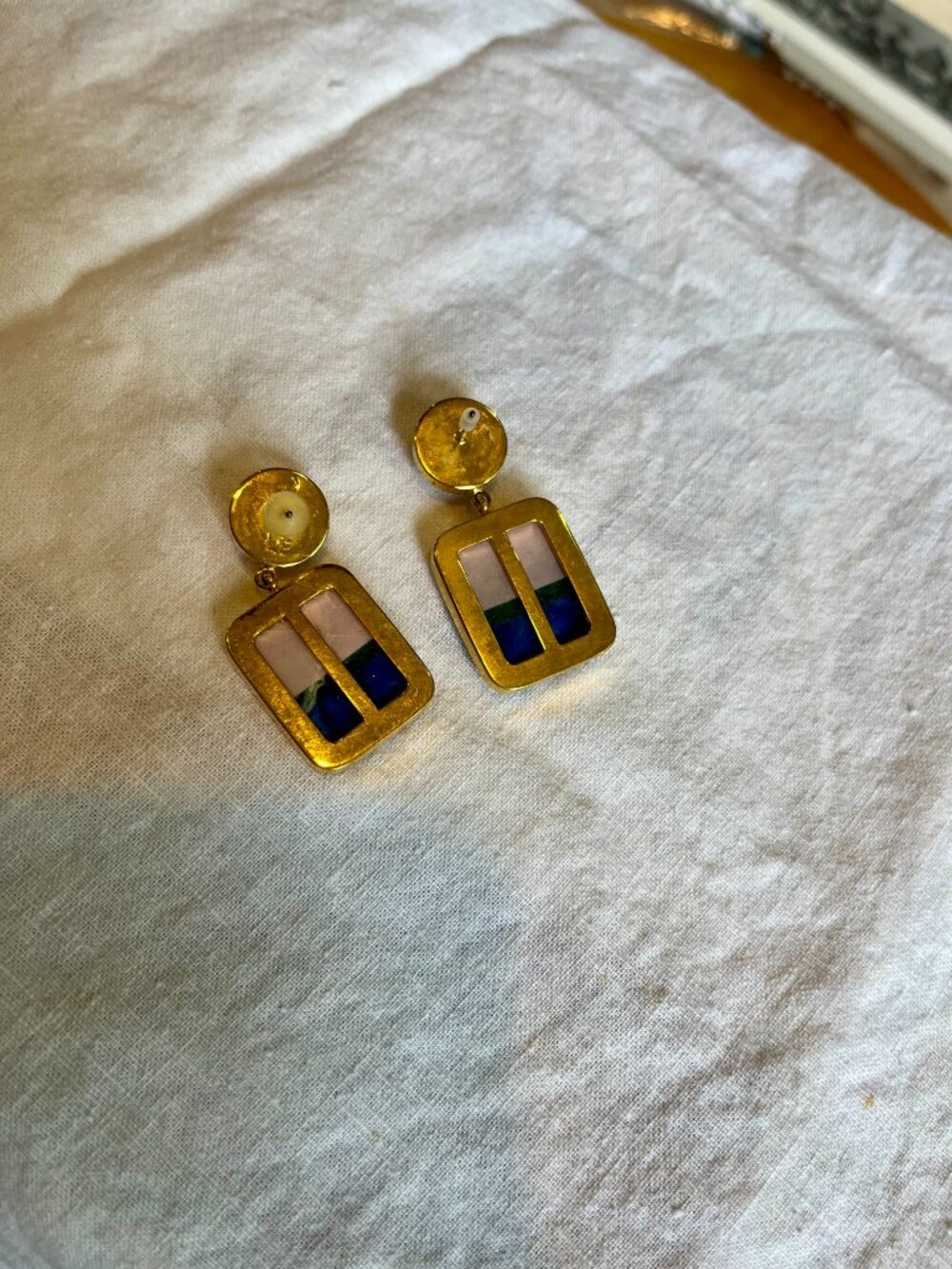 Lizzie Fortunato "Fresco" earrings in colorblock - Picture 4 of 4